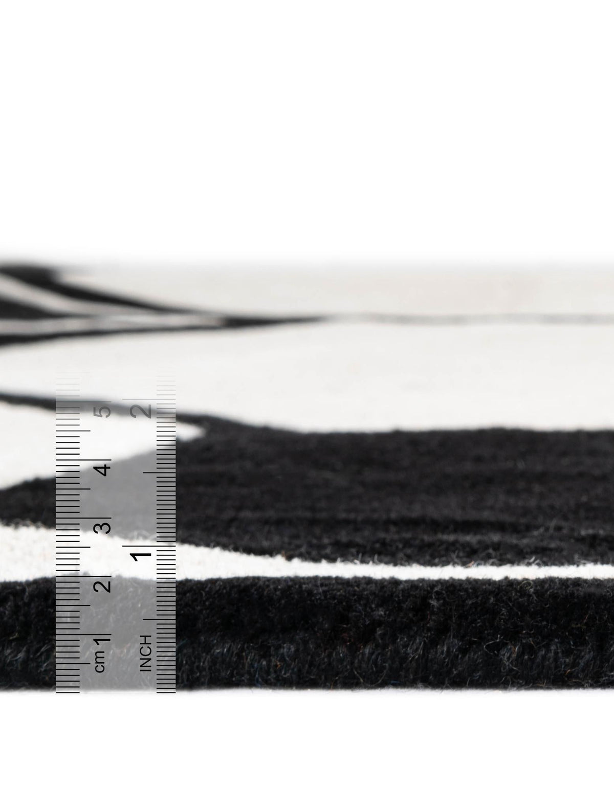 Whimsy Wonders Wool Collection Area Rug -  Volcano Round Black and White  lifestyle 12