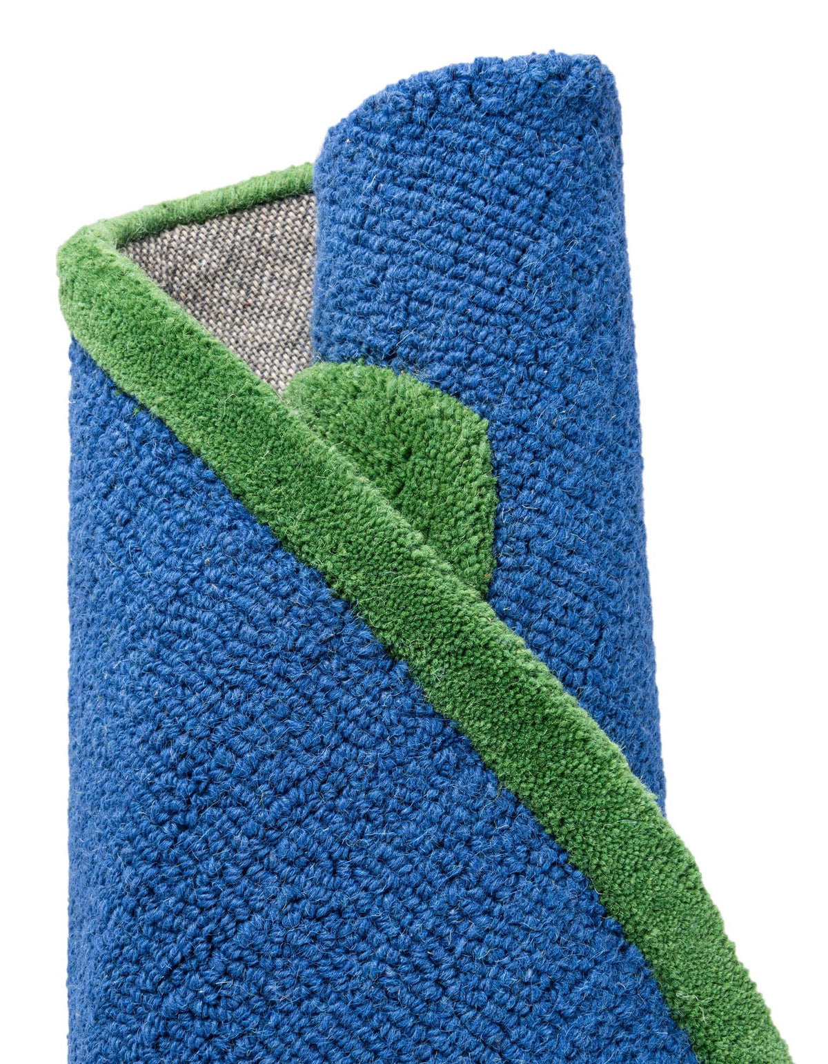 Whimsy Wonders Wool Collection Area Rug -  Island Round Blue and Green  lifestyle 19