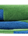 Whimsy Wonders Wool Collection Area Rug -  Island Round Blue and Green  lifestyle 21
