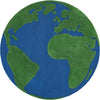 Whimsy Wonders Wool Collection Area Rug -  Island Round Blue and Green  lifestyle 4