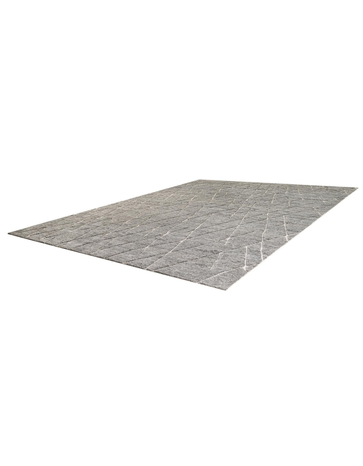Sahara Berber Wool Collection Area Rug - Marrakesh Rectangle Silver Gray  lifestyle 6