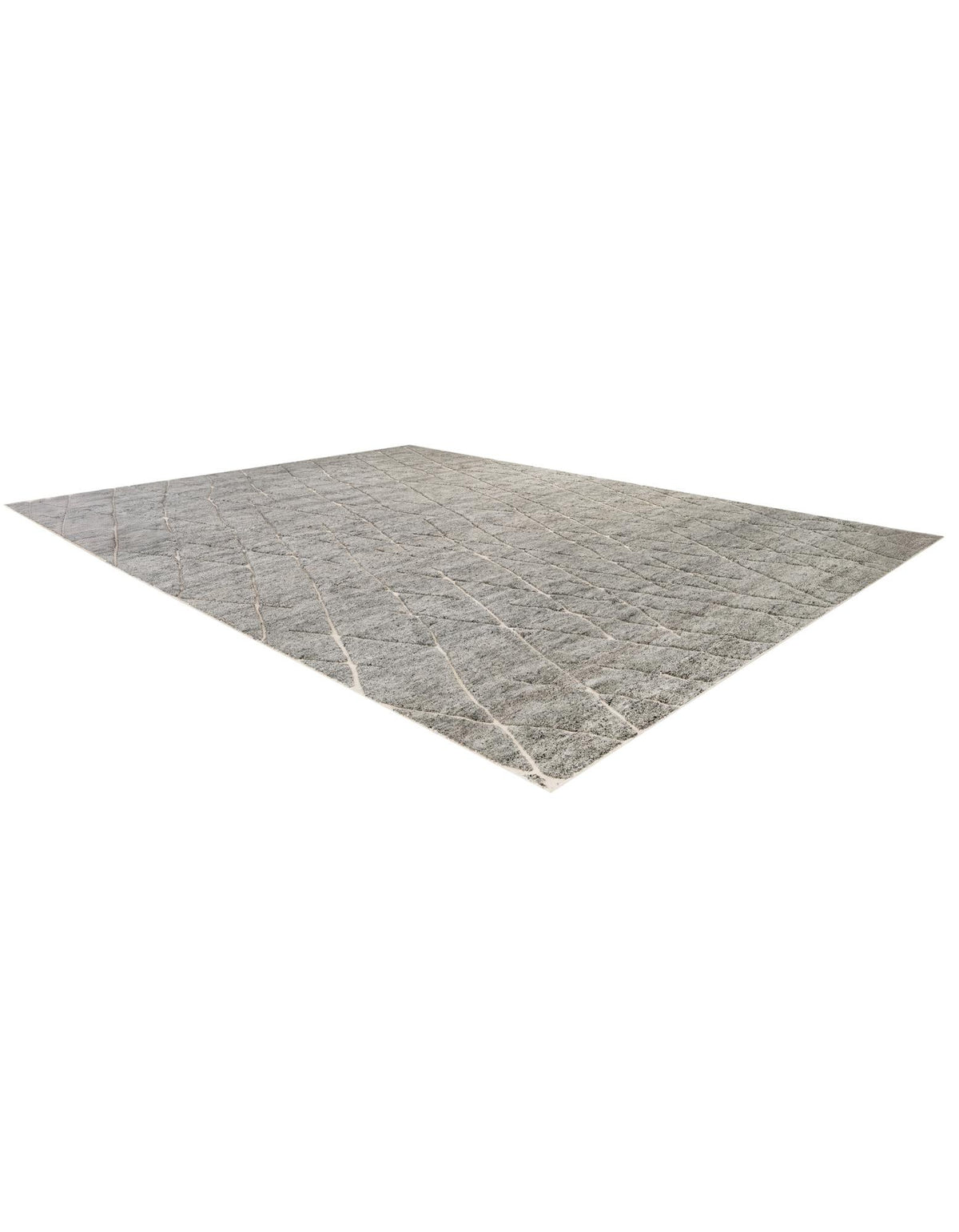 Sahara Berber Wool Collection Area Rug - Marrakesh Rectangle Silver Gray  lifestyle 7