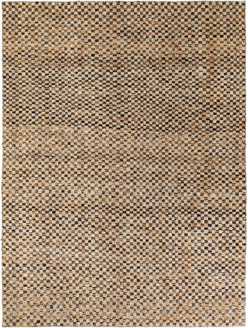 Plaid Savannah Collection Area Rug - Charleston Rectangle Black and Natural  lifestyle 2
