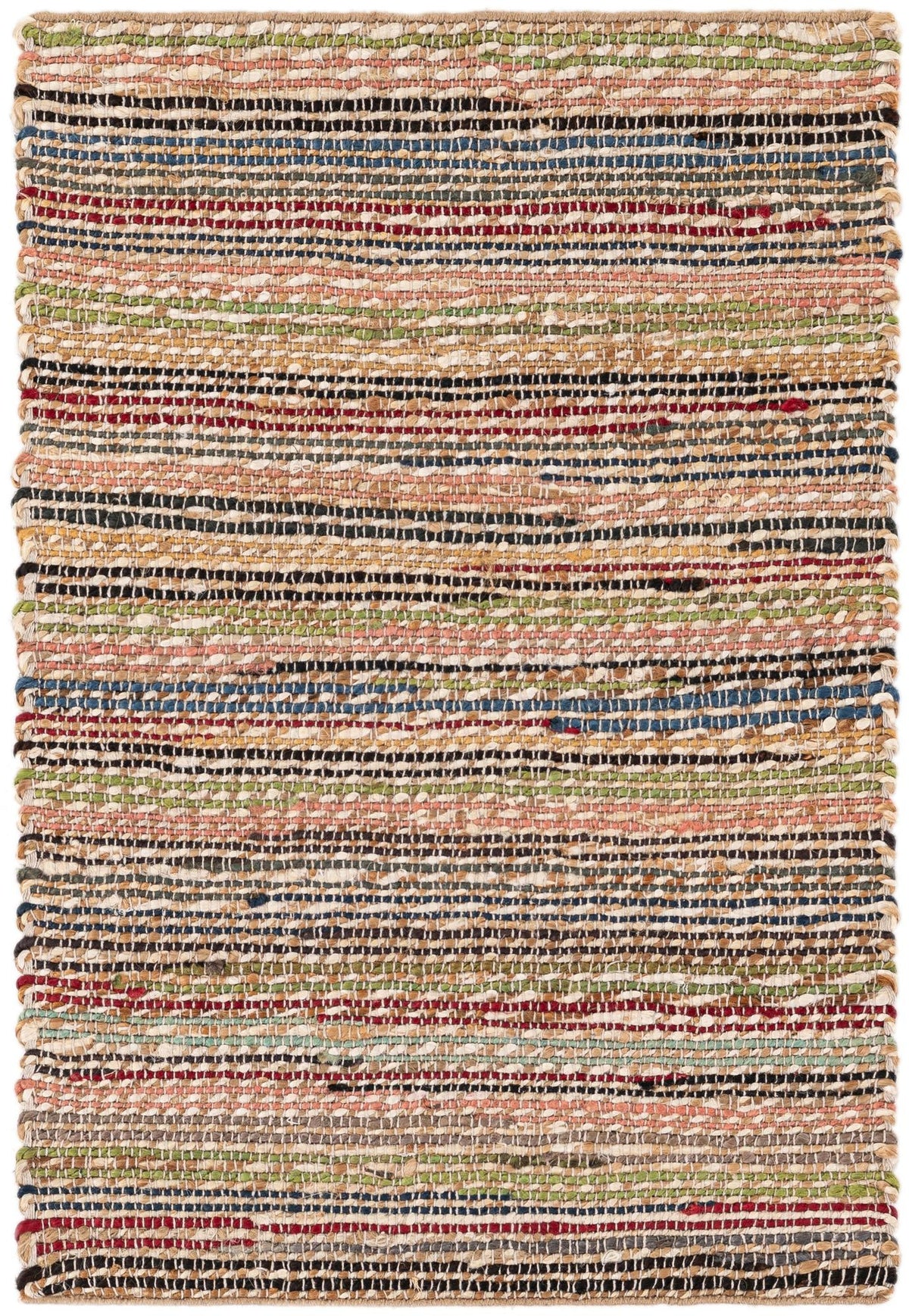 Savannah Jute Collection Area Rug - Serengeti Rectangle Multi Main