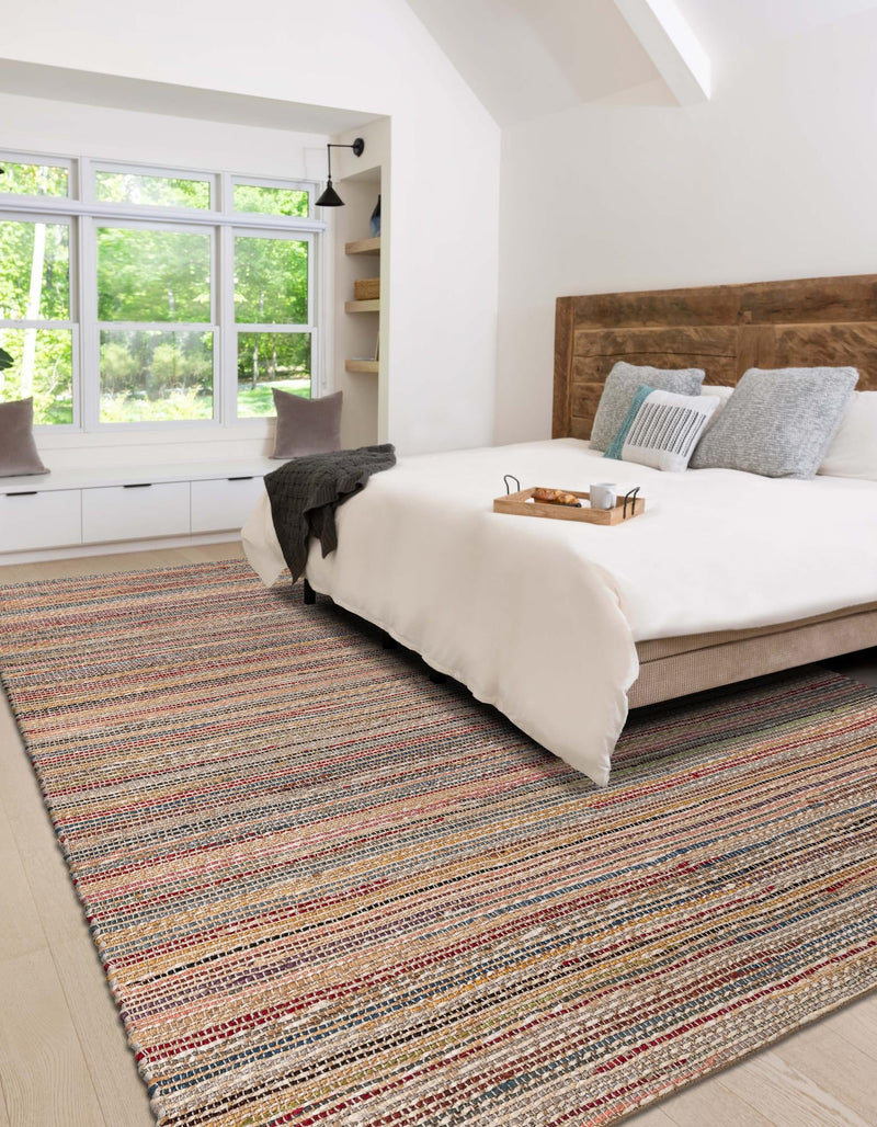 Savannah Jute Collection Area Rug - Serengeti Rectangle Multi  lifestyle 2
