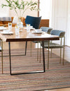 Savannah Jute Collection Area Rug - Serengeti Rectangle Multi  lifestyle 4