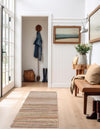 Savannah Jute Collection Area Rug - Serengeti Runner Multi  lifestyle 6