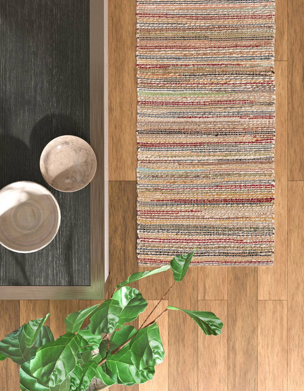 Savannah Jute Collection Area Rug - Serengeti Runner Multi  lifestyle 11