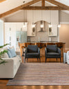 Savannah Jute Collection Area Rug - Serengeti Square Multi  lifestyle 9