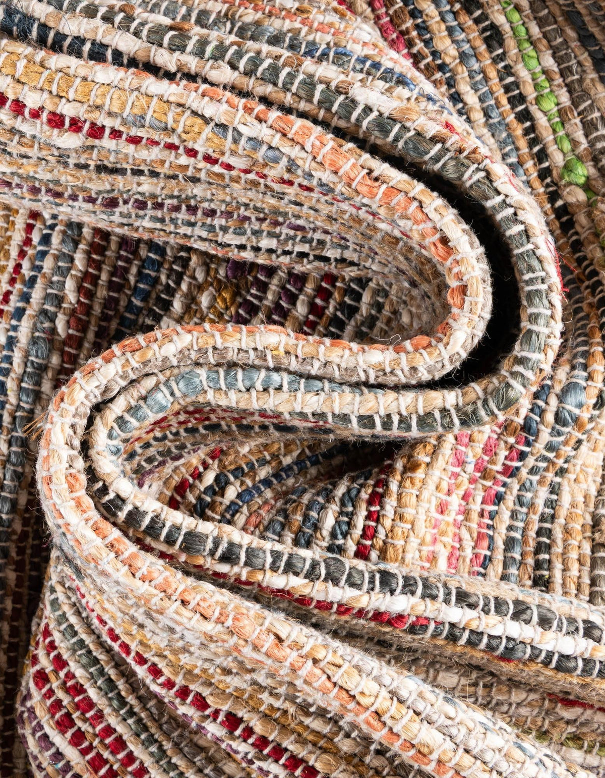 Savannah Jute Collection Area Rug - Serengeti Square Multi  lifestyle 16