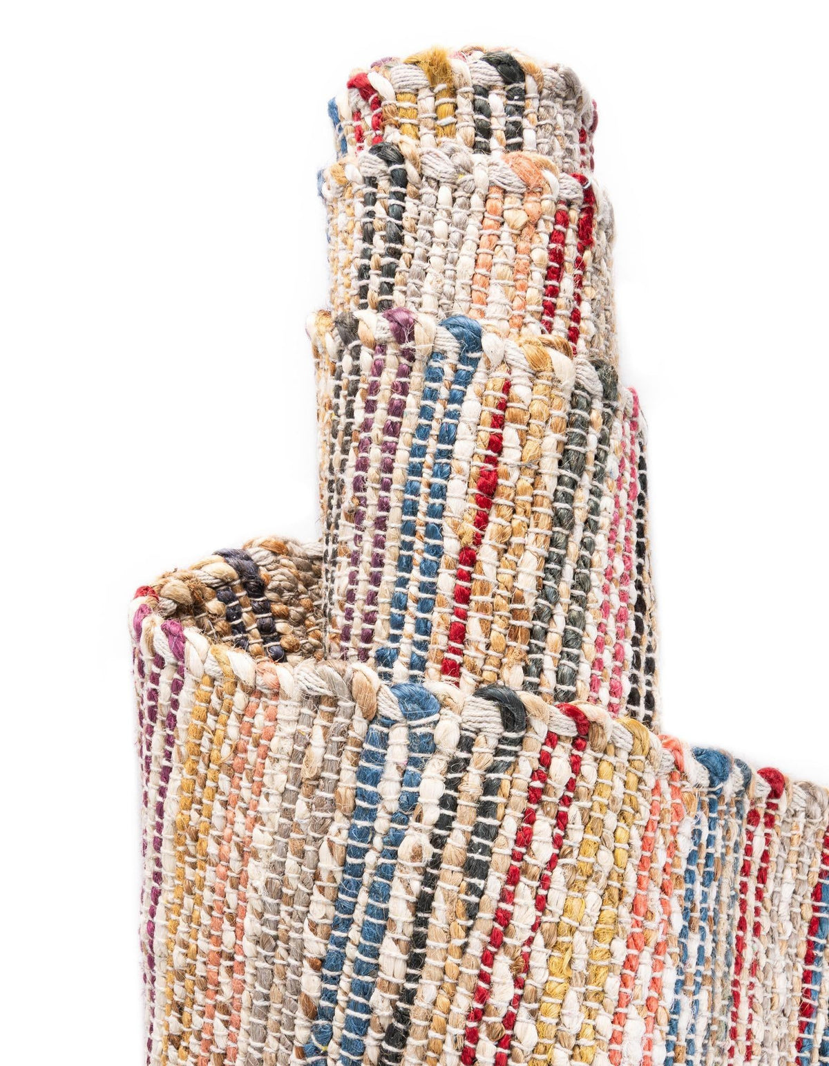 Savannah Jute Collection Area Rug - Serengeti Square Multi  lifestyle 19