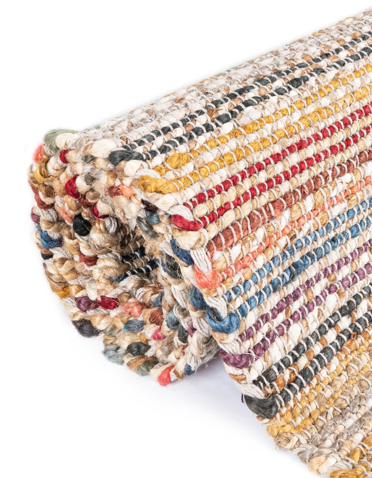 Savannah Jute Collection Area Rug - Serengeti Square Multi  lifestyle 20