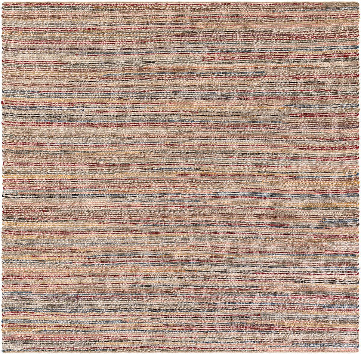 Savannah Jute Collection Area Rug - Serengeti Square Multi  lifestyle 24