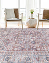 Vintage Memories Collection Area Rug -  Reflection Rectangle Brown  lifestyle 7