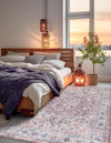 Vintage Memories Collection Area Rug -  Reflection Rectangle Brown  lifestyle 9