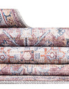 Vintage Memories Collection Area Rug -  Reflection Rectangle Brown  lifestyle 21