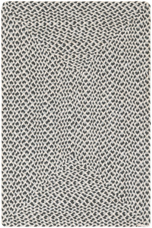 Highland Braided Jute Collection Area Rug - Glenmore (Gray) Rectangle Gray Main