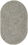 Highland Woven Jute Collection Area Rug - Glenmore (Gray) Oval Gray  lifestyle 13