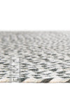 Highland Braided Jute Collection Area Rug - Glenmore (Gray) Rectangle Gray  lifestyle 2