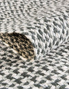 Highland Braided Jute Collection Area Rug - Glenmore (Gray) Rectangle Gray  lifestyle 3