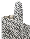 Highland Braided Jute Collection Area Rug - Glenmore (Gray) Rectangle Gray  lifestyle 8