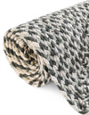Highland Braided Jute Collection Area Rug - Glenmore (Gray) Rectangle Gray  lifestyle 9