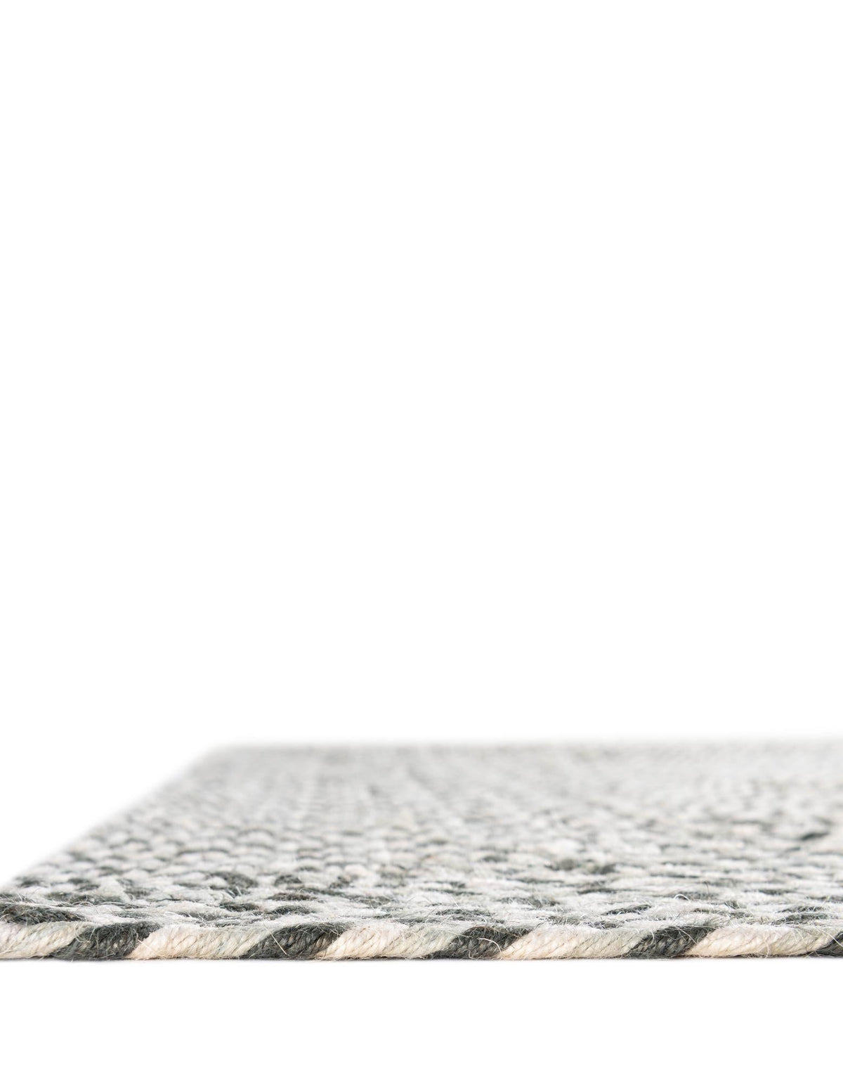Highland Woven Jute Collection Area Rug - Glenmore (Gray) Rectangle Gray  lifestyle 27