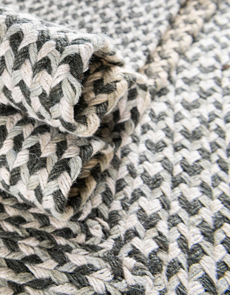 Highland Woven Jute Collection Area Rug - Glenmore (Gray) Rectangle Gray  lifestyle 33