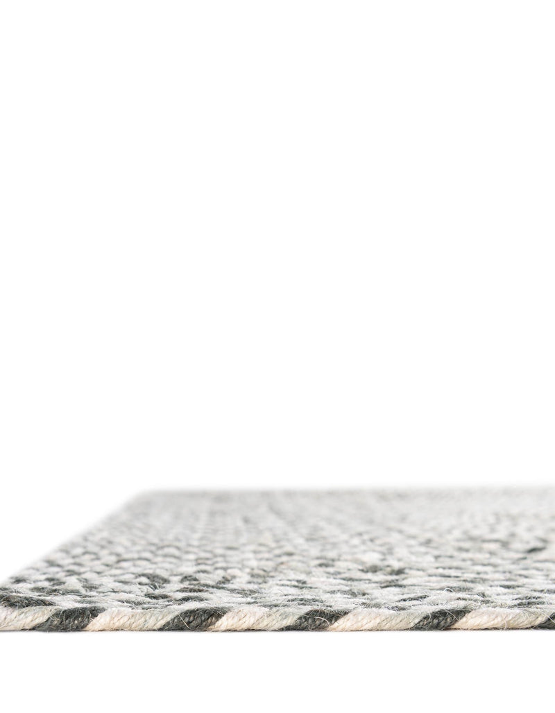Highland Woven Jute Collection Area Rug - Glenmore (Gray) Rectangle Gray  lifestyle 37