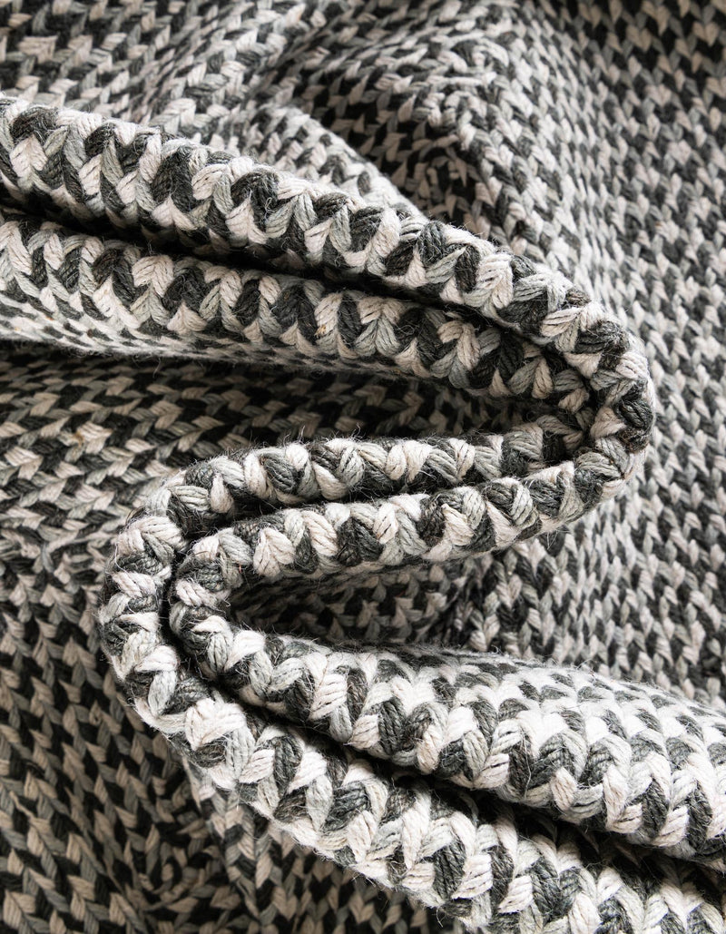 Sustainable Strands Indoor-Outdoor Oasis Collection Area Rug -  Sandbar (Gray) Rectangle Gray  lifestyle 6