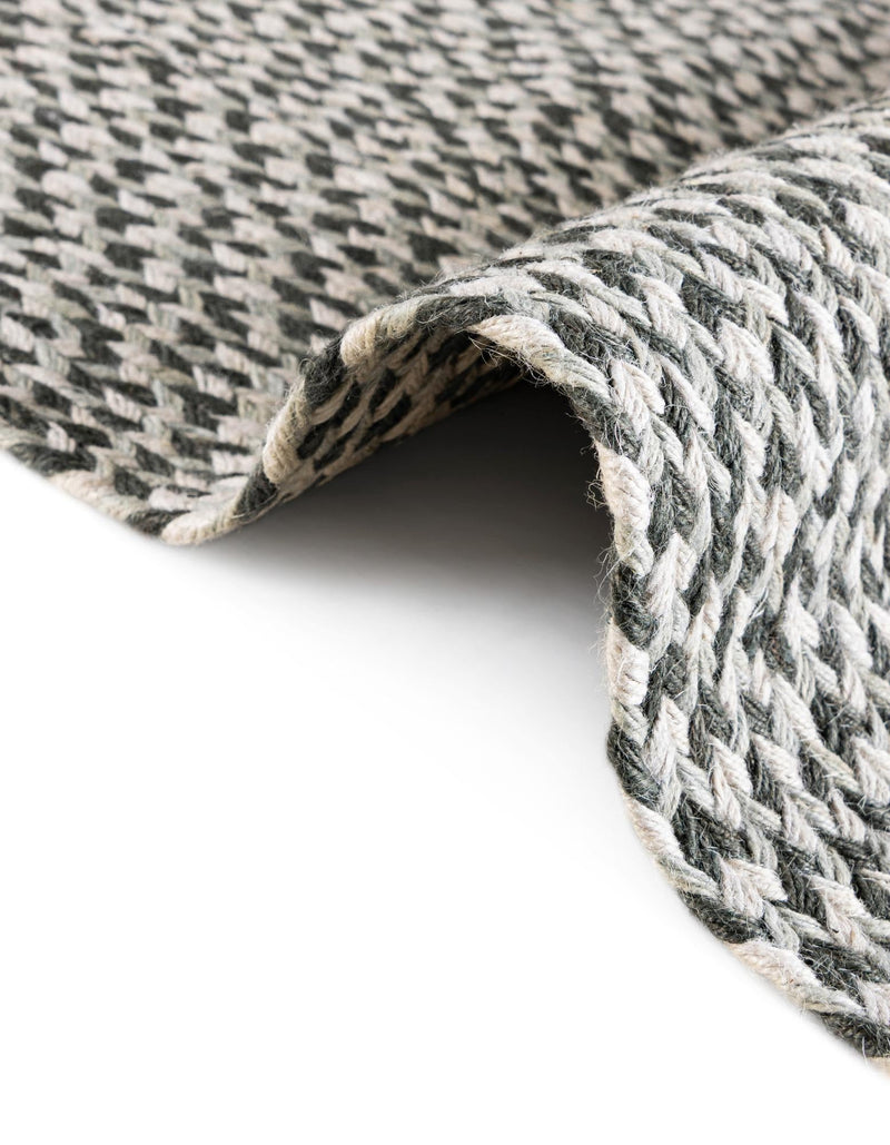 Sustainable Strands Indoor-Outdoor Oasis Collection Area Rug -  Sandbar (Gray) Rectangle Gray  lifestyle 8
