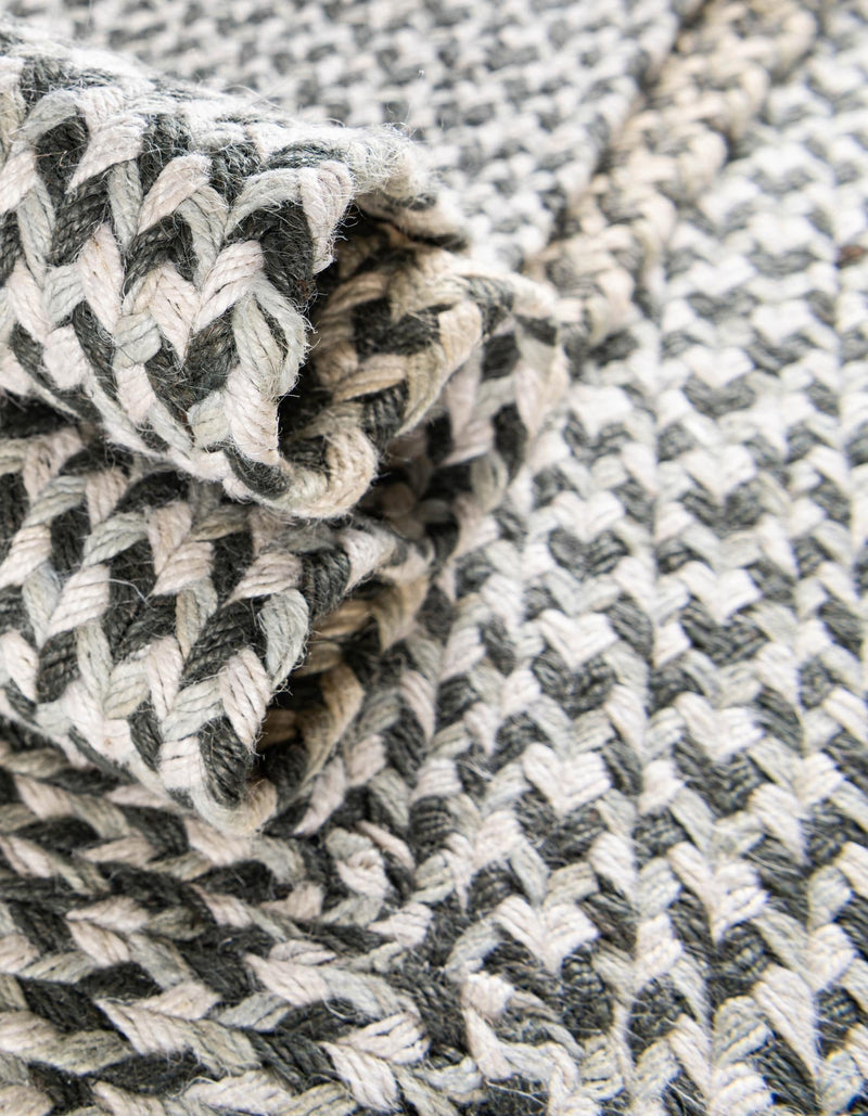 Sustainable Strands Indoor-Outdoor Oasis Collection Area Rug -  Sandbar (Gray) Rectangle Gray  lifestyle 11