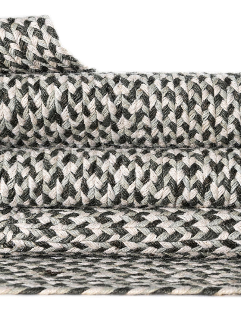 Sustainable Strands Indoor-Outdoor Oasis Collection Area Rug -  Sandbar (Gray) Rectangle Gray  lifestyle 12