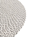 Sustainable Strands Indoor-Outdoor Oasis Collection Area Rug -  Sandbar (Gray) Round Gray  lifestyle 2