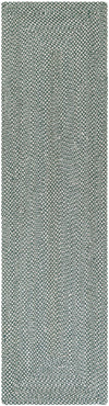 Sustainable Strands Indoor-Outdoor Oasis Collection Area Rug -  Sandbar (Green) Runner Green  lifestyle 3