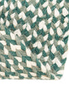 Sustainable Strands Indoor-Outdoor Oasis Collection Area Rug -  Sandbar (Green) Round Green  lifestyle 26