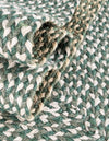 Sustainable Strands Indoor-Outdoor Oasis Collection Area Rug -  Sandbar (Green) Runner Green  lifestyle 36