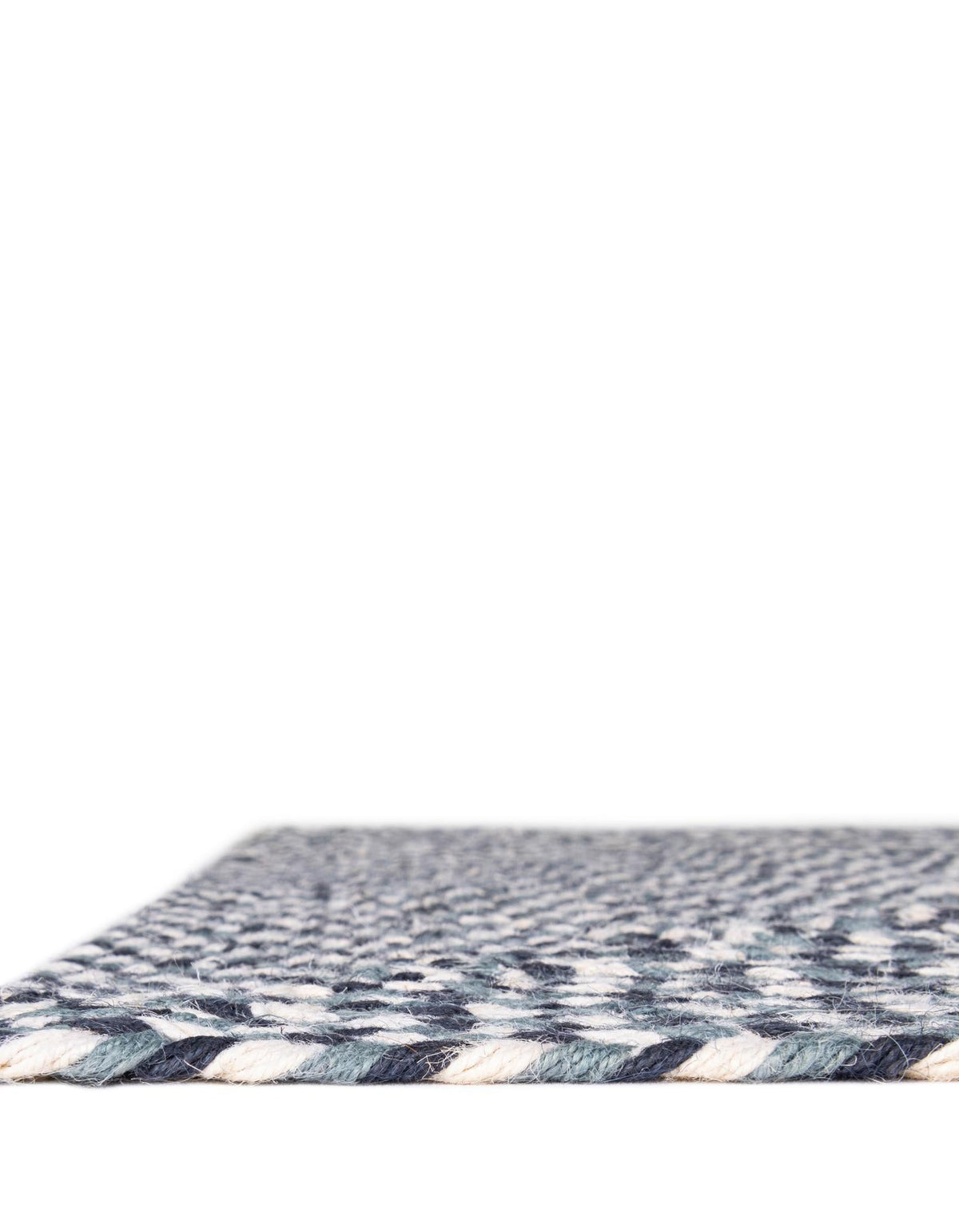 Highland Braided Jute Collection Area Rug - Glenmore (Navy Blue) Rectangle Navy Blue  lifestyle 4