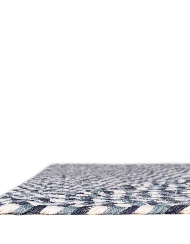 Highland Woven Jute Collection Area Rug - Glenmore (Navy Blue) Rectangle Navy Blue  lifestyle 27