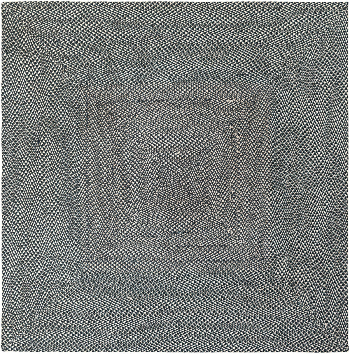 Highland Woven Jute Collection Area Rug - Glenmore (Navy Blue) Square Navy Blue  lifestyle 38