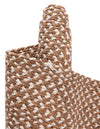 Sustainable Strands Indoor-Outdoor Oasis Collection Area Rug -  Sandbar (Light Brown) Round Light Brown  lifestyle 35