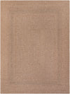 Sustainable Strands Indoor-Outdoor Oasis Collection Area Rug -  Sandbar (Light Brown) Rectangle Light Brown  lifestyle 2