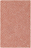 Highland Braided Jute Collection Area Rug - Glenmore (Rust Red) Rectangle Rust Red Main