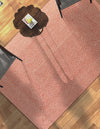 Highland Woven Jute Collection Area Rug - Glenmore (Rust Red) Rectangle Rust Red  lifestyle 6