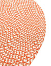 Sustainable Strands Indoor-Outdoor Oasis Collection Area Rug -  Sandbar (Rust Red) Round Rust Red  lifestyle 12
