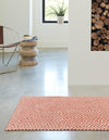 Highland Woven Jute Collection Area Rug - Glenmore (Rust Red) Runner Rust Red  lifestyle 20