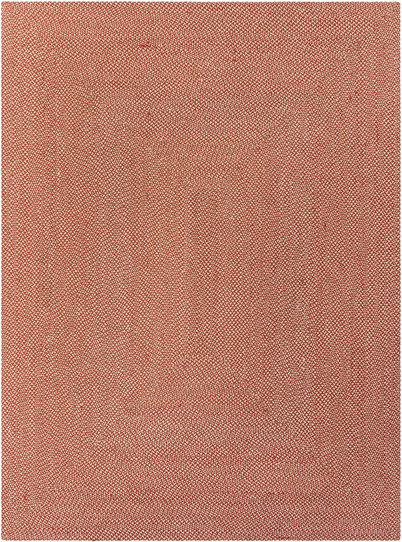 Sustainable Strands Indoor-Outdoor Oasis Collection Area Rug -  Sandbar (Rust Red) Rectangle Rust Red  lifestyle 2