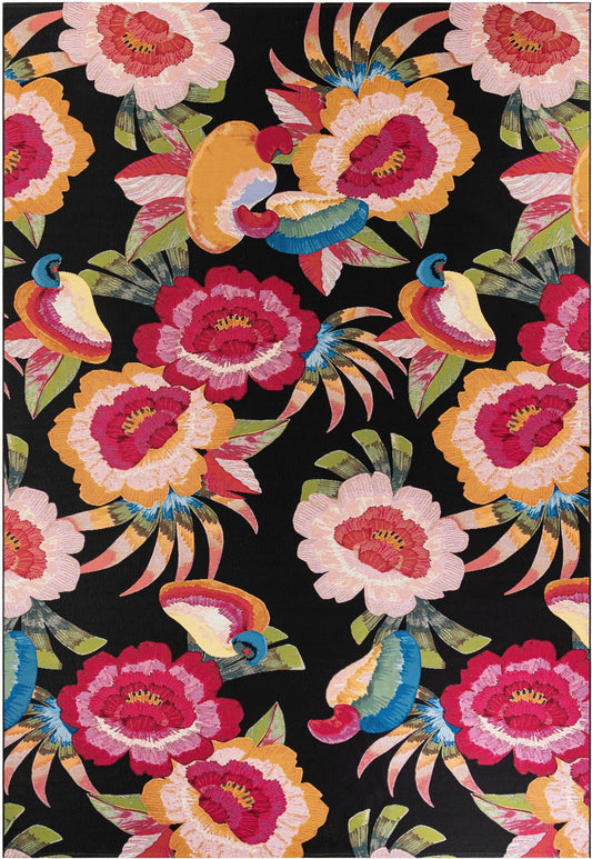 Seaside Blooms Collection Area Rug -  Versailles Rectangle Multi Main