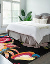 Seaside Blooms Collection Area Rug -  Versailles Rectangle Multi  lifestyle 5