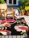 Seaside Blooms Collection Area Rug -  Versailles Rectangle Multi  lifestyle 8
